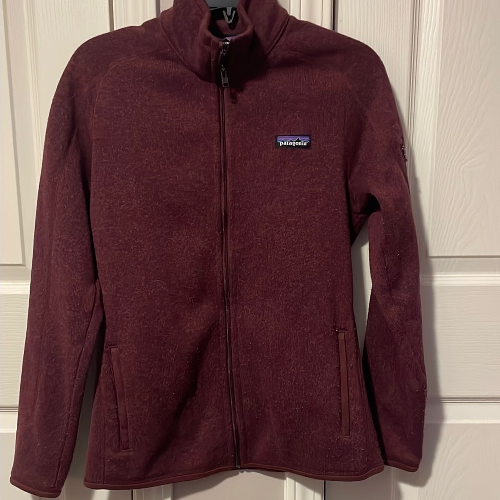 Patagonia Maroon Full-Zip Jacket